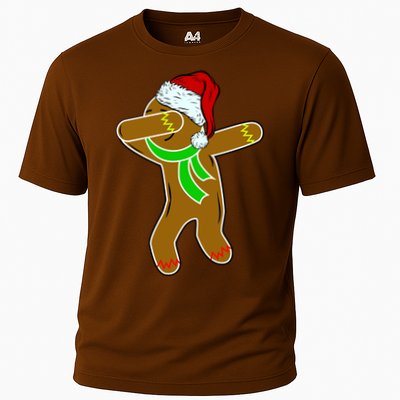 Dabbing Gingerbread Man Performance Shirt
