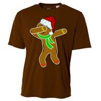 Dabbing Gingerbread Man Cooling Performance Crew T-Shirt