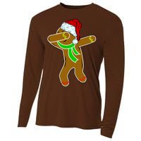 Dabbing Gingerbread Man Cooling Performance Long Sleeve Crew