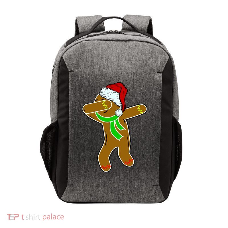Dabbing Gingerbread Man Vector Backpack