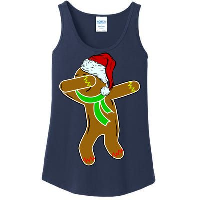 Dabbing Gingerbread Man Ladies Essential Tank