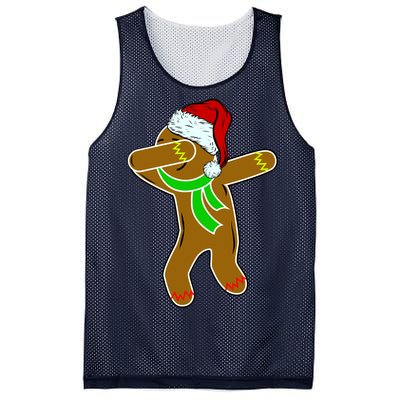 Dabbing Gingerbread Man Mesh Reversible Basketball Jersey Tank