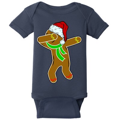 Dabbing Gingerbread Man Baby Bodysuit