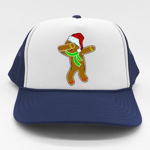 Dabbing Gingerbread Man Trucker Hat