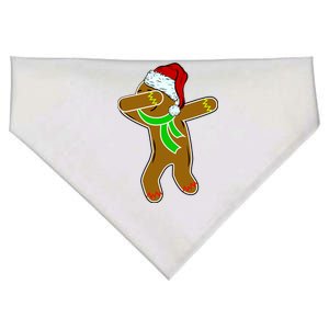 Dabbing Gingerbread Man USA-Made Doggie Bandana