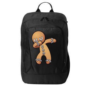 Dabbing Gingerbread Man Christmas  City Backpack