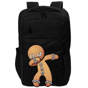 Dabbing Gingerbread Man Christmas  Impact Tech Backpack