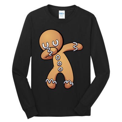 Dabbing Gingerbread Man Christmas  Tall Long Sleeve T-Shirt