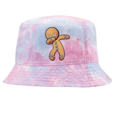 Dabbing Gingerbread Man Christmas  Tie-Dyed Bucket Hat