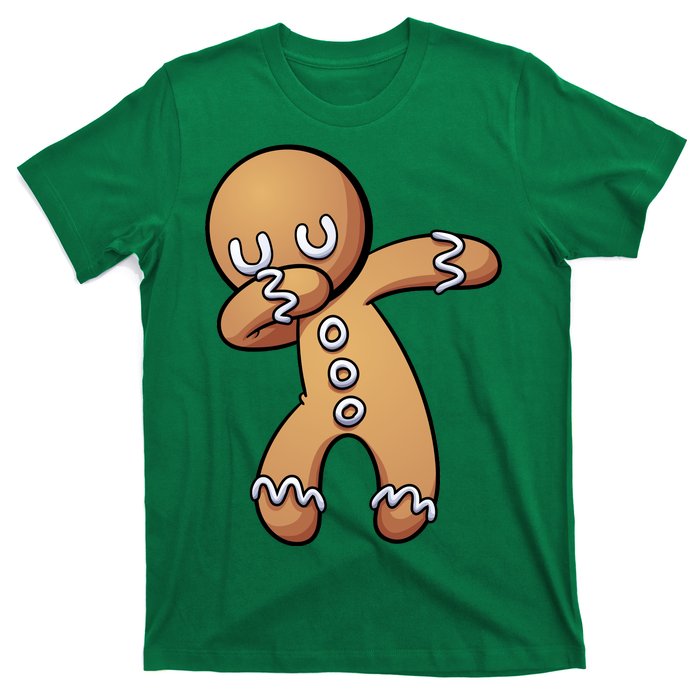 Dabbing Gingerbread Man Christmas  T-Shirt