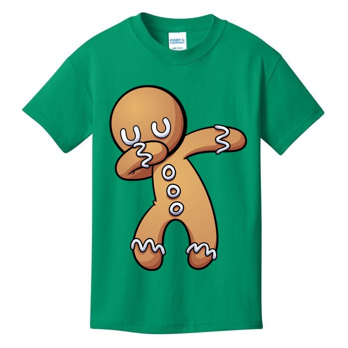 Dabbing Gingerbread Man Christmas  Kids T-Shirt