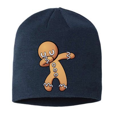 Dabbing Gingerbread Man Christmas  Sustainable Beanie