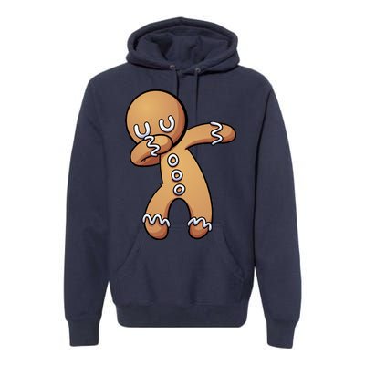 Dabbing Gingerbread Man Christmas  Premium Hoodie