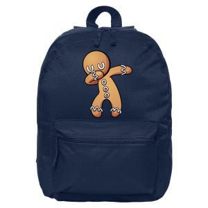 Dabbing Gingerbread Man Christmas  16 in Basic Backpack