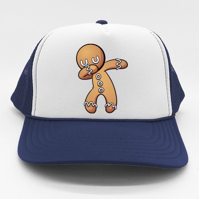 Dabbing Gingerbread Man Christmas  Trucker Hat