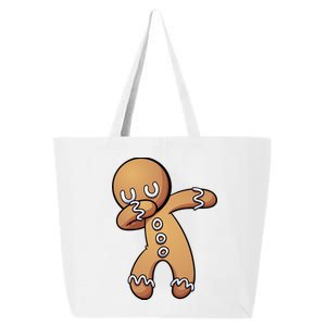 Dabbing Gingerbread Man Christmas  25L Jumbo Tote