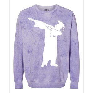 Dabbing Graduate Funny Graduation Colorblast Crewneck Sweatshirt