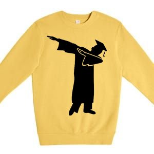 Dabbing Graduate Funny Graduation Premium Crewneck Sweatshirt