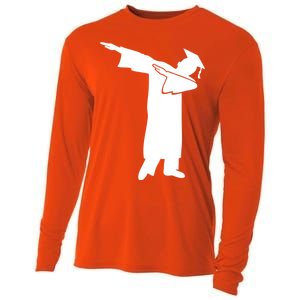 Dabbing Graduate Funny Graduation Cooling Performance Long Sleeve Crew