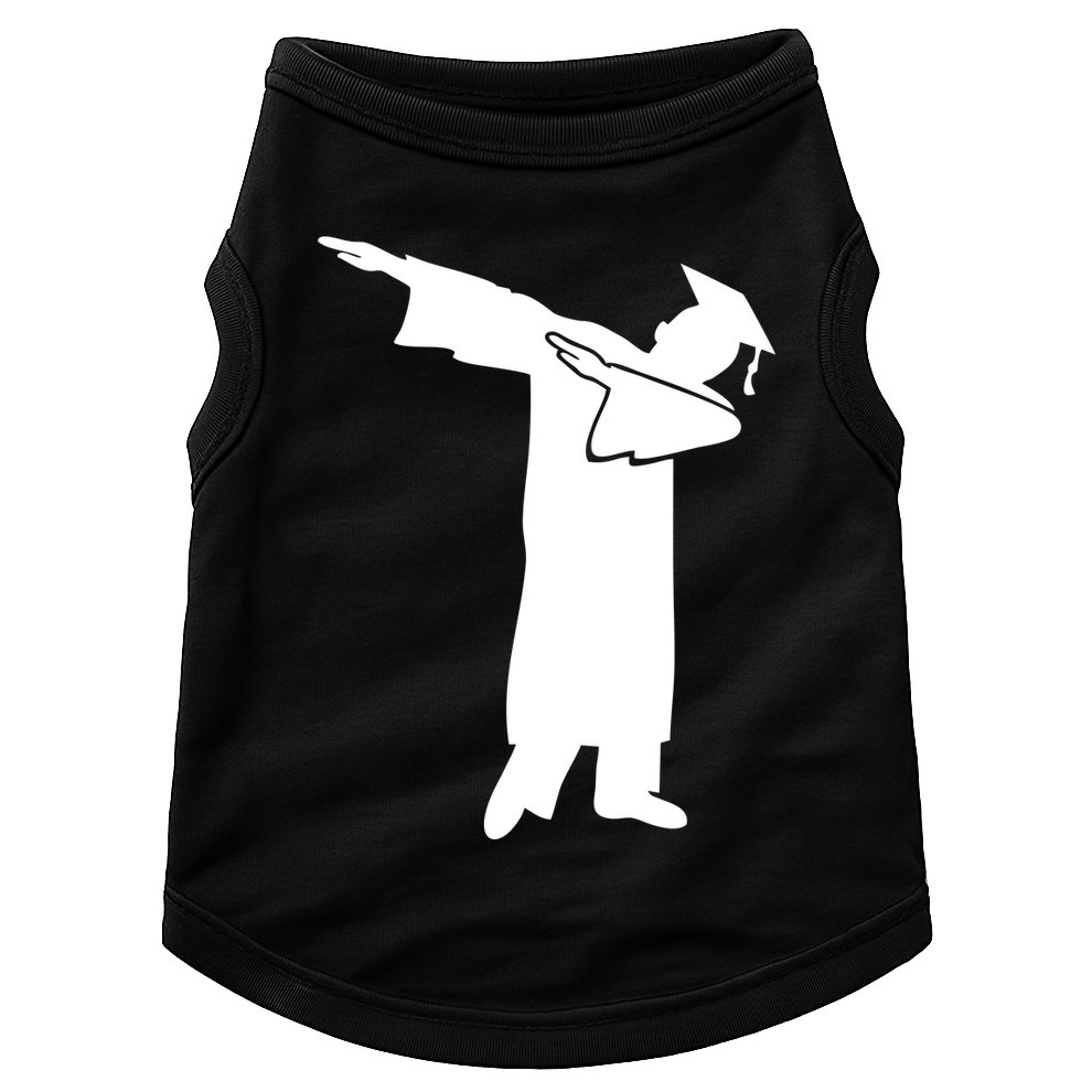 Dabbing Graduate Funny Graduation Doggie Tank