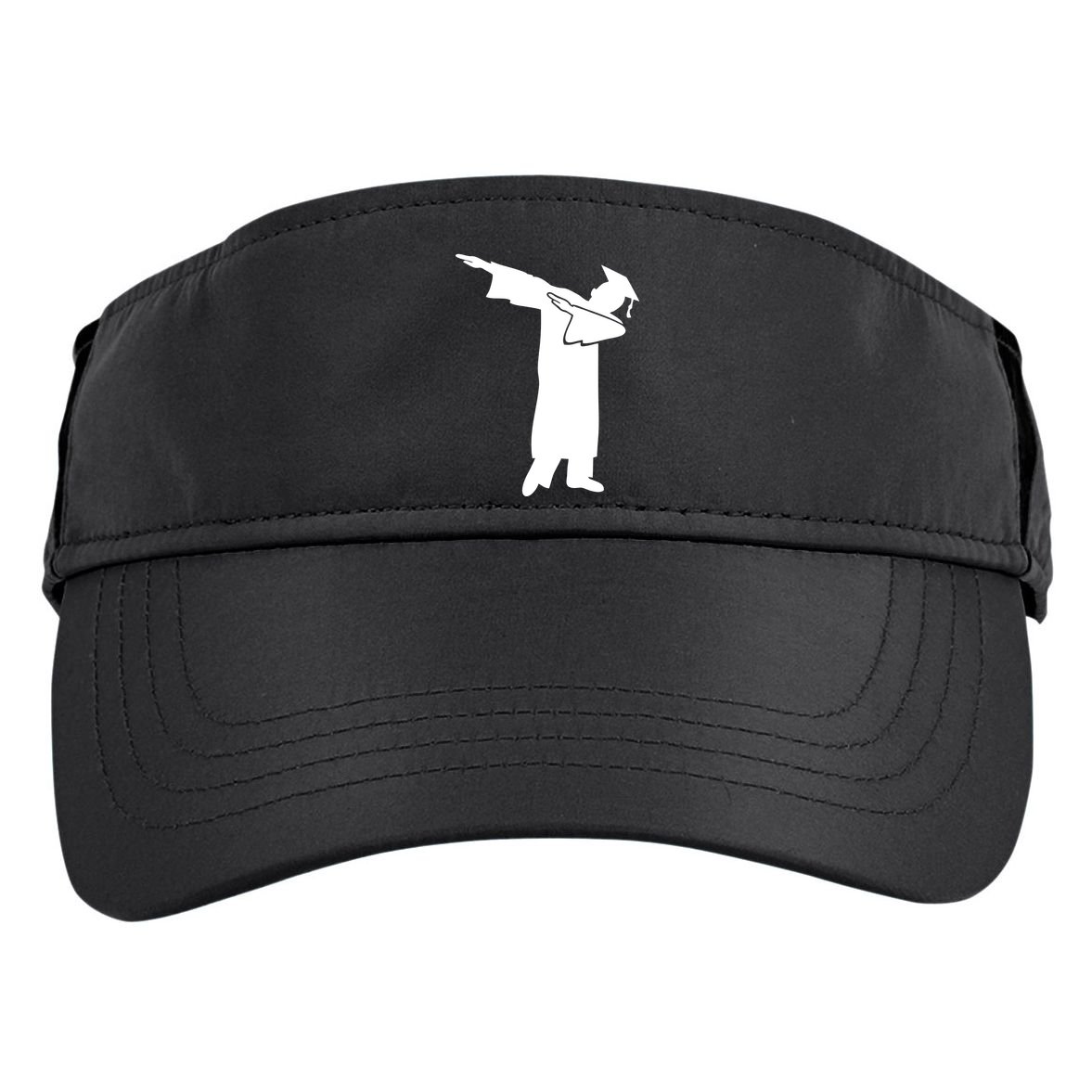 Dabbing Graduate Funny Graduation Adult Drive Performance Visor
