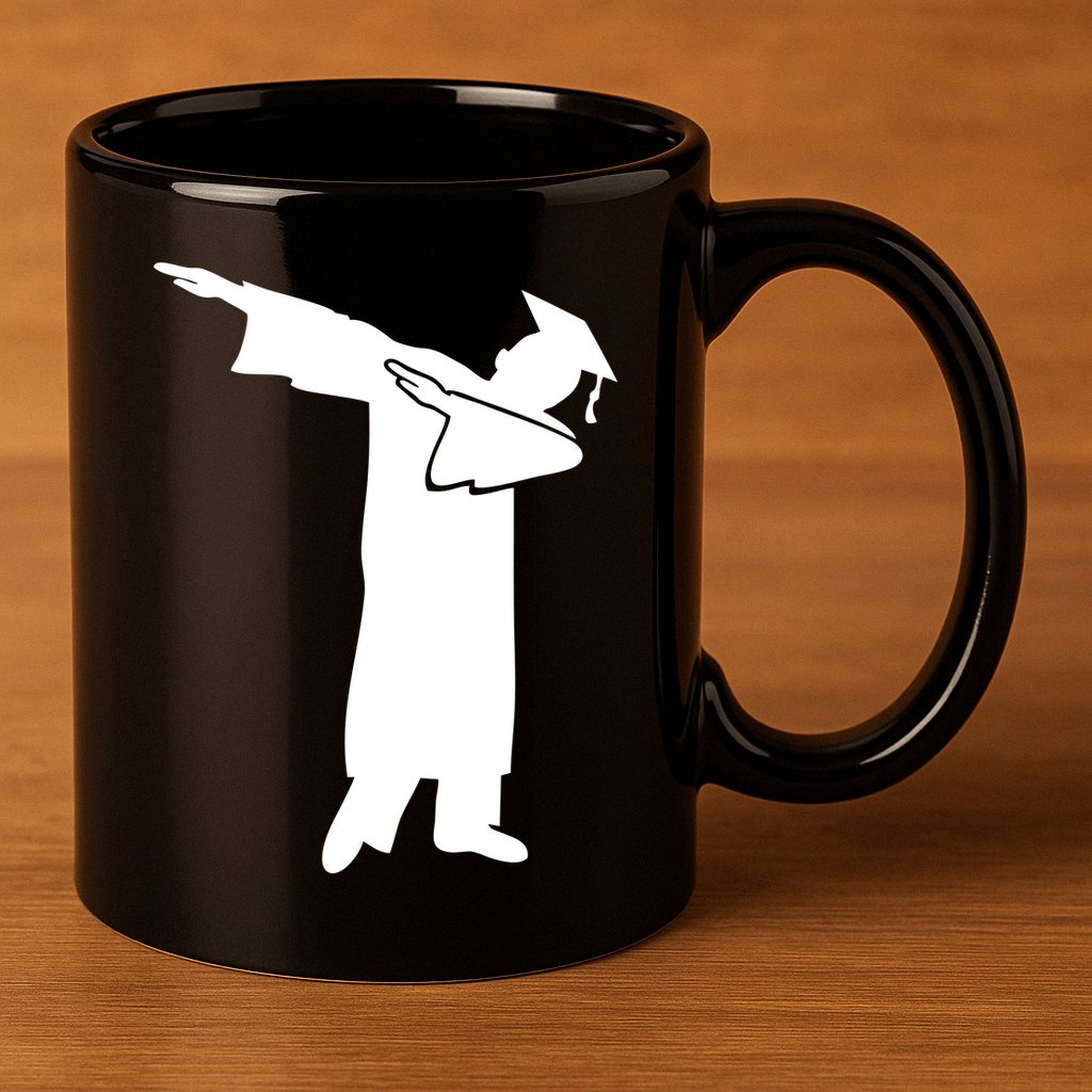 Dabbing Graduate Funny Graduation 11oz C Handle Ceramic Mug