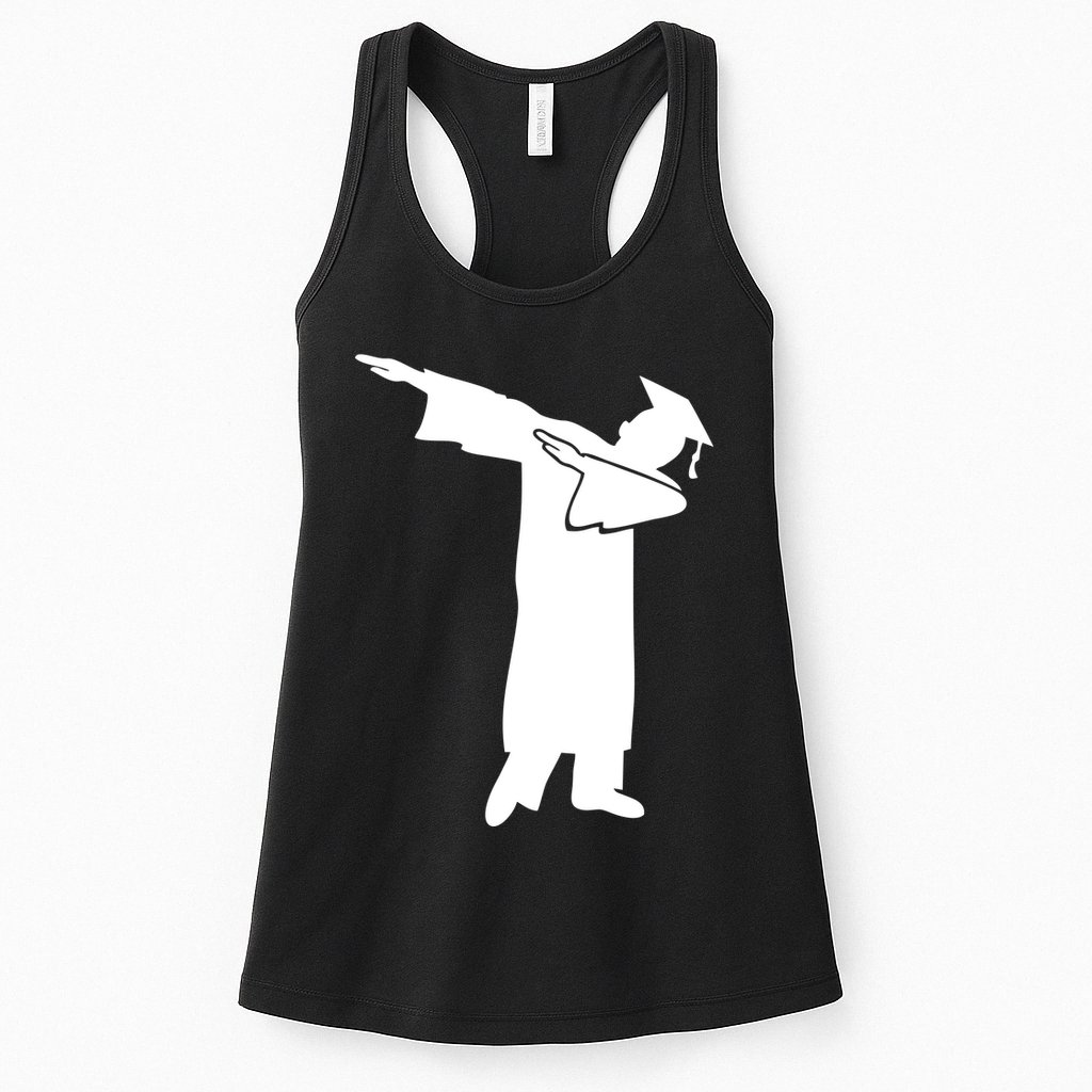 Dabbing Graduate Funny Graduation Womens Tank Top
