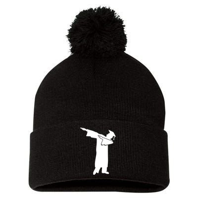 Dabbing Graduate Funny Graduation Pom Pom 12in Knit Beanie