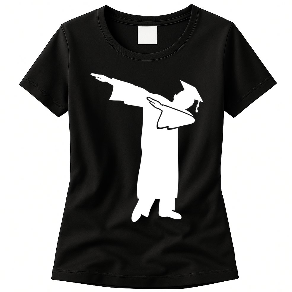 Dabbing Graduate Funny Graduation Womens T-Shirt