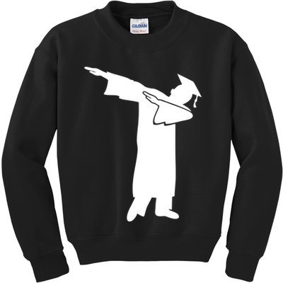 Dabbing Graduate Funny Graduation Kids Sweatshirt
