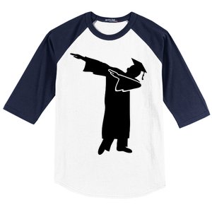 Dabbing Graduate Funny Graduation Baseball Sleeve Shirt