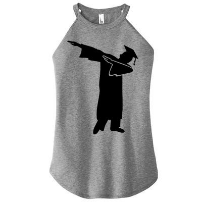 Dabbing Graduate Funny Graduation Women’s Perfect Tri Rocker Tank