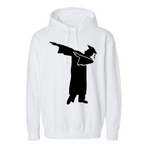 Dabbing Graduate Funny Graduation Garment-Dyed Fleece Hoodie