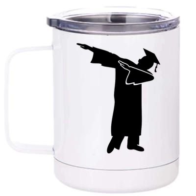 Dabbing Graduate Funny Graduation 12 oz Stainless Steel Tumbler Cup