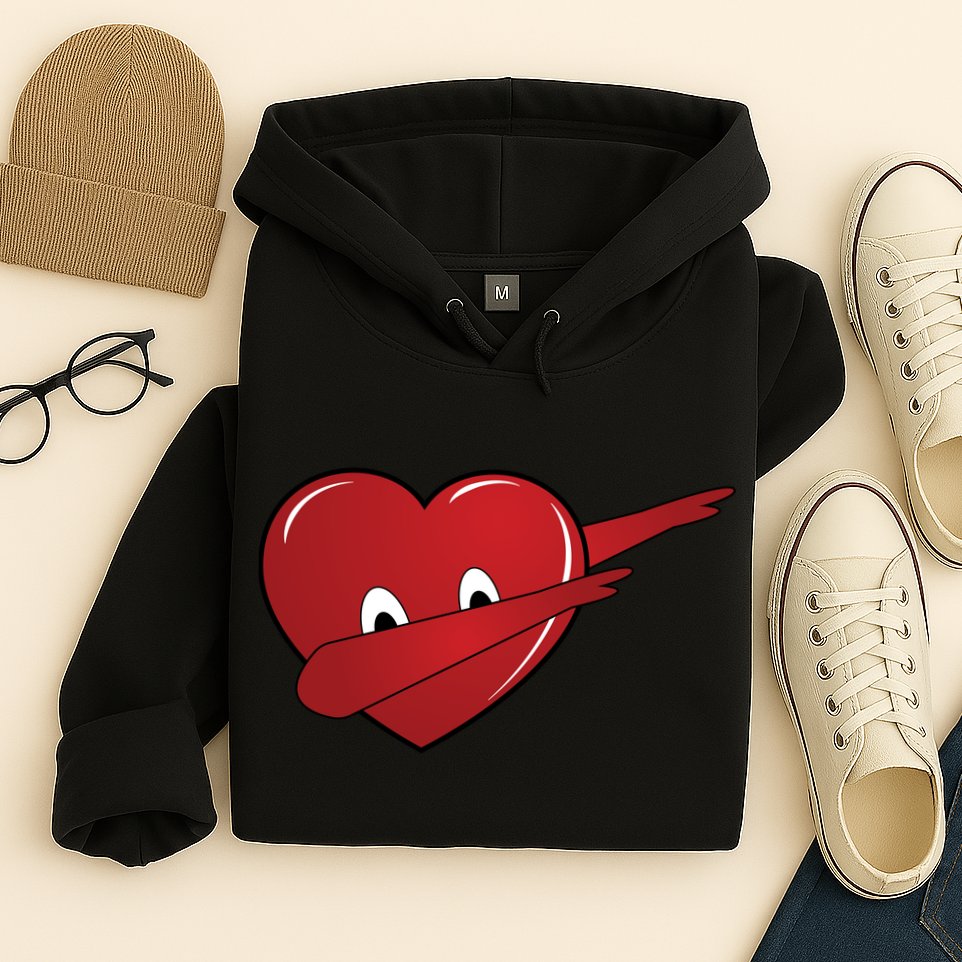 Dabbing Heart Hoodie