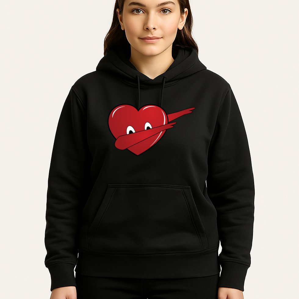 Dabbing Heart Hoodie