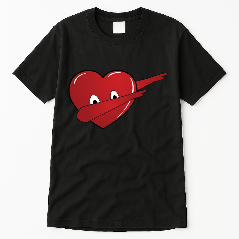 Dabbing Heart Tall T-Shirt