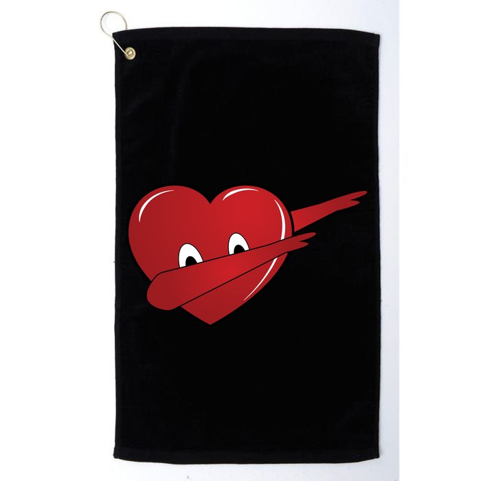 Dabbing Heart Golf Towel