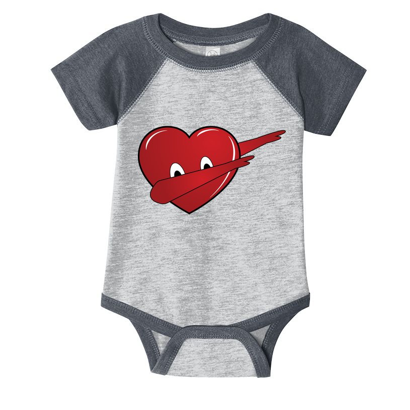 Dabbing Heart Infant Baby Jersey Bodysuit