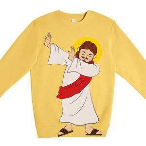 Dabbing Jesus  Premium Crewneck Sweatshirt