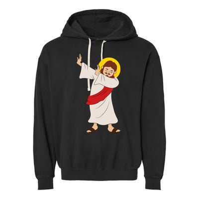 Dabbing Jesus  Garment-Dyed Fleece Hoodie