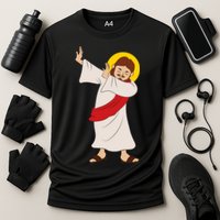 Dabbing Jesus  Performance Shirt