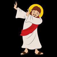 Dabbing Jesus  Performance Shirt