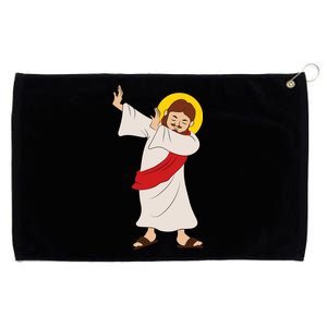 Dabbing Jesus  Grommeted Golf Towel