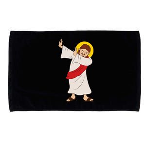 Dabbing Jesus  Microfiber Hand Towel