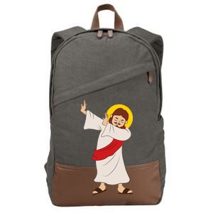 Dabbing Jesus  Cotton Canvas Backpack