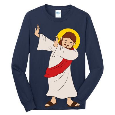 Dabbing Jesus  Tall Long Sleeve T-Shirt