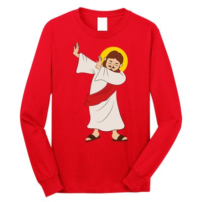 Dabbing Jesus  Long Sleeve Shirt