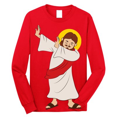 Dabbing Jesus  Long Sleeve Shirt