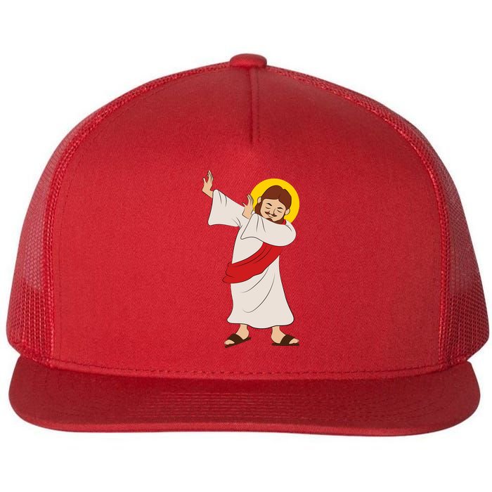 Dabbing Jesus  Flatbill Hat